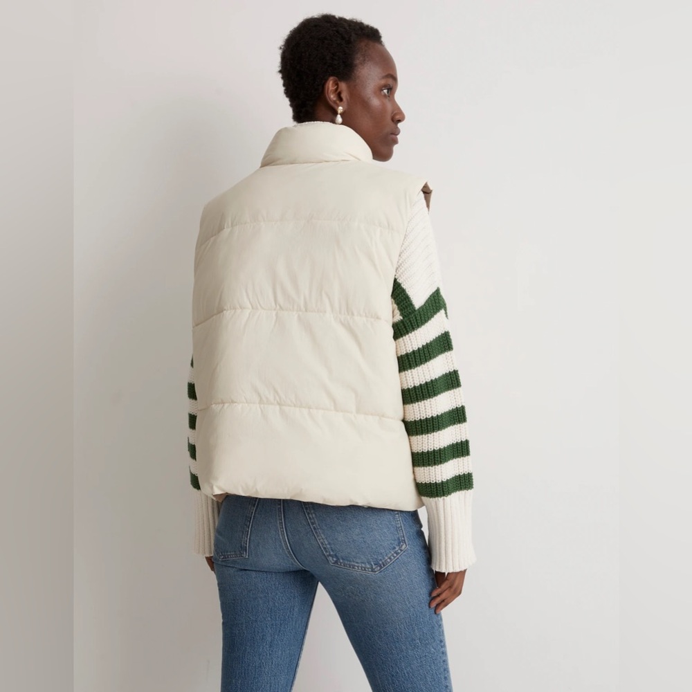 NWOT Reversible Puffer Vest - Picture 5 of 13